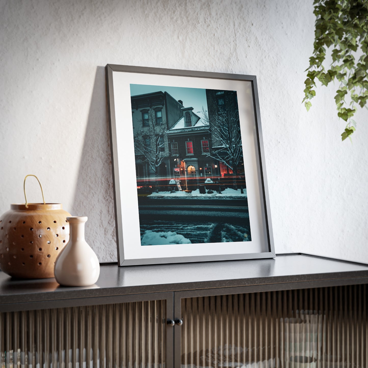 ThaiThai Bethlehem - Downtown Nightscape Framed Poster