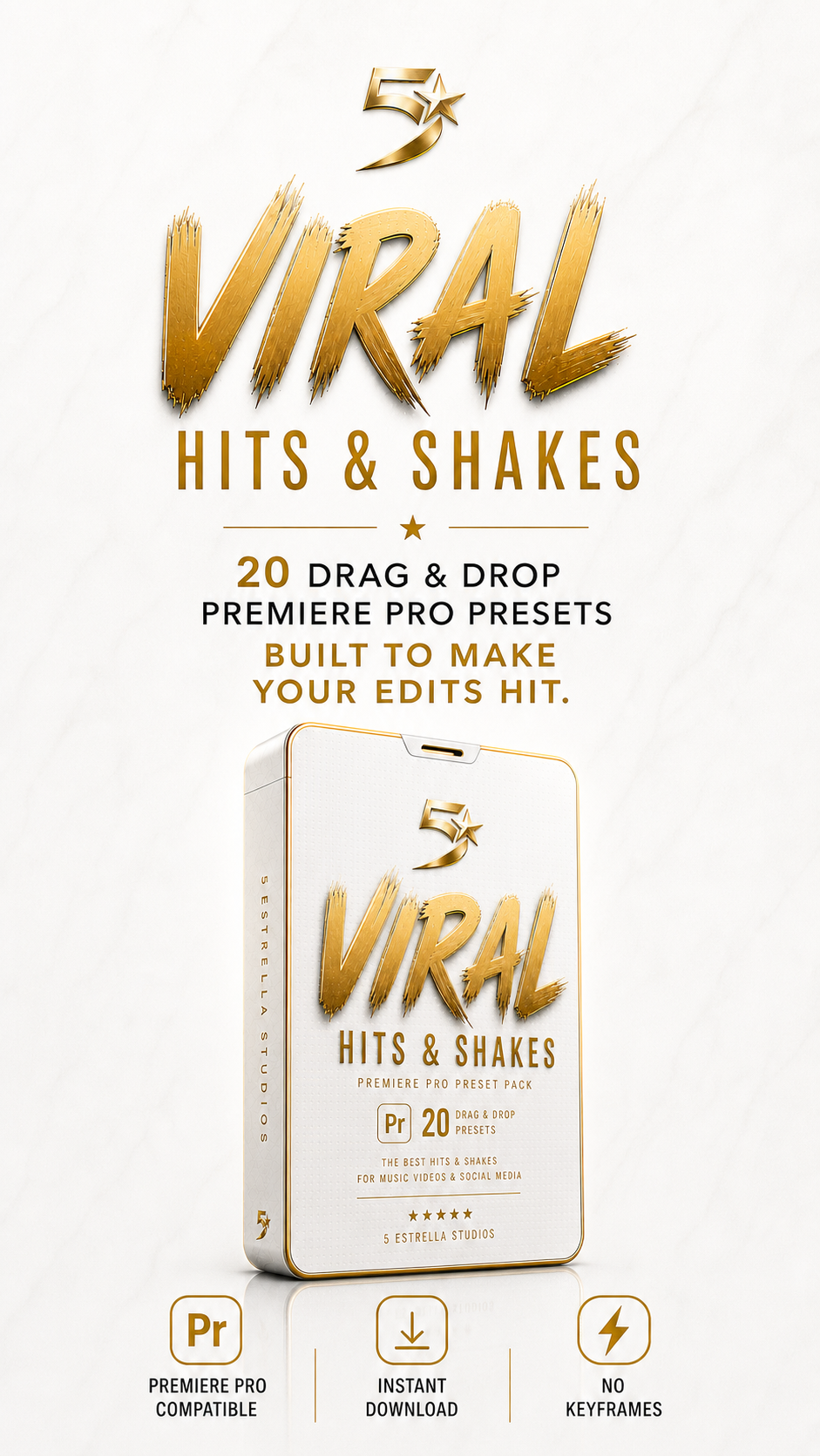 VIRAL HITS & SHAKES V1 - PRESET PACK (PREMIERE PRO)