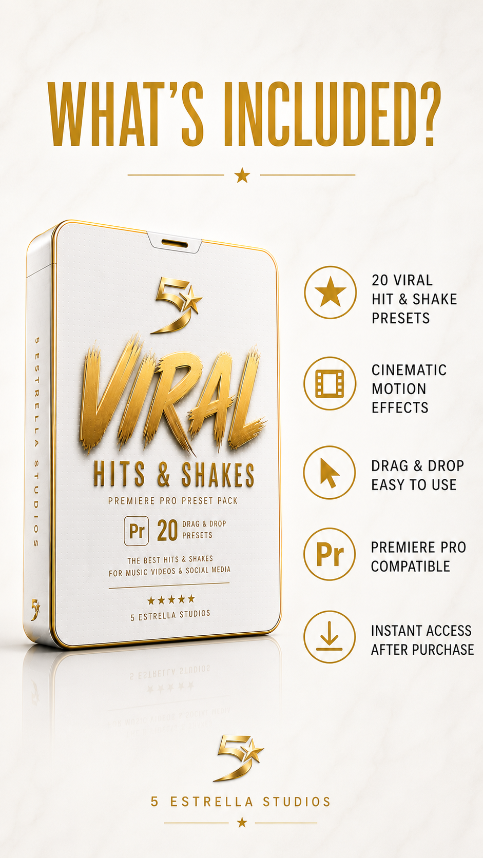 VIRAL HITS & SHAKES V1 - PRESET PACK (PREMIERE PRO)